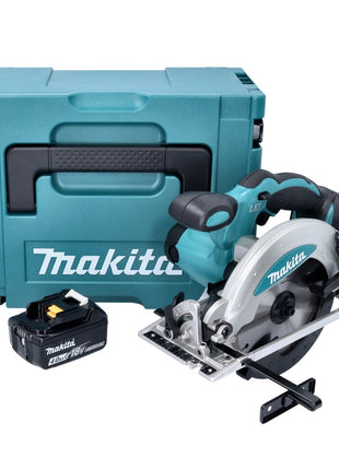 Makita DSS 610 M1J Scie circulaire 18 V 165 mm + 1x batterie 4,0 Ah + Makpac - sans chargeur