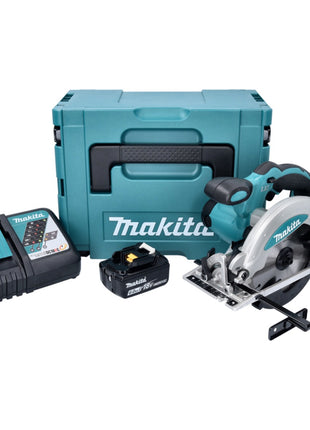 Makita DSS 610 RG1J Akumulatorowa pilarka tarczowa 18 V 165 mm + 1x akumulator 6,0 Ah + ładowarka + Makpac