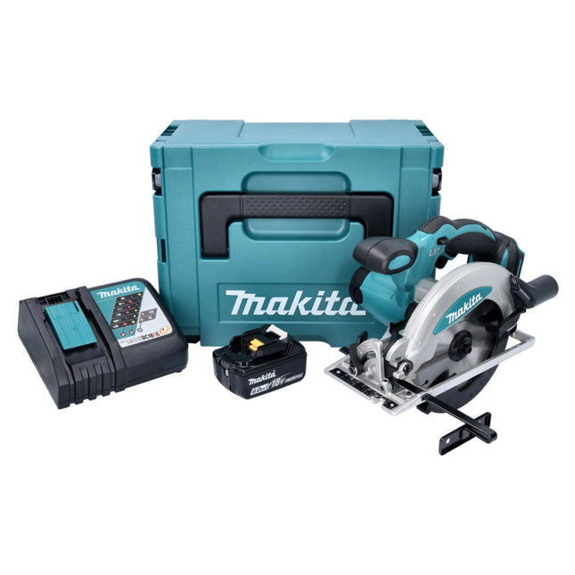Makita DSS 610 RG1J scie circulaire sans fil 18 V 165 mm + 1x batterie 6,0 Ah + chargeur + Makpac