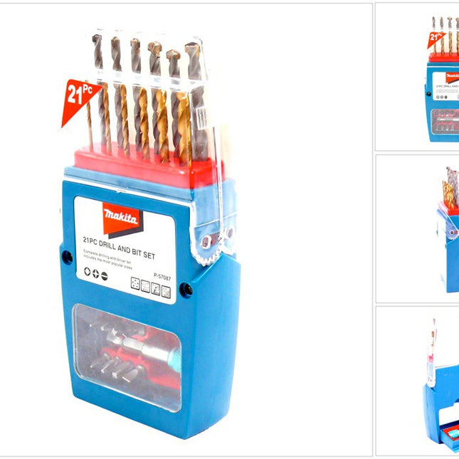 Makita 21 tlg. Bit & Bohrer Set P - 57087 - Toolbrothers
