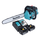 Tronçonneuse à batterie Makita DUC 406 RTB 36 V (2x 18 V) 40 cm sans balais + 2x batterie 5,0 Ah + chargeur