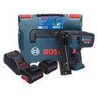 Bosch GNH 18V-64 Cloueur sans fil 18 V 64 mm 1,6 mm + 2x Batteries ProCORE 8,0 Ah + Chargeur + L-Boxx