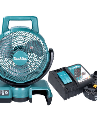 Makita DCF 203 RF Akku Lüfter Ventilator 14,4 V - 18 V + 2x Akku 3,0 Ah + Ladegerät