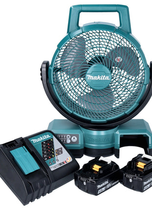 Ventilador de batería Makita DCF 203 RM 14,4 V - 18 V + 2x baterías 4,0 Ah + cargador