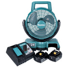 Ventilador de batería Makita DCF 203 RM 14,4 V - 18 V + 2x baterías 4,0 Ah + cargador