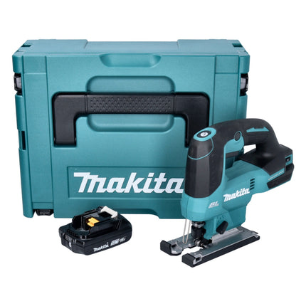 Makita DJV 184 A1J Scie sauteuse sans fil 18 V Brushless + 1x batterie 2,0 Ah + Makpac - sans chargeur