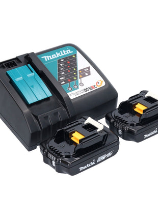 Makita DJR 185 RA Batterie Recipro Sbelsge 18 V + 2x Batterie 2,0 Ah + chargeur