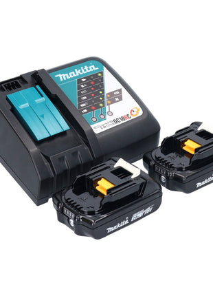 Makita DJR 185 RAJ Batterie Recipro Sbelsge 18 V + 2x Batterie 2,0 Ah + Chargeur + Makpac