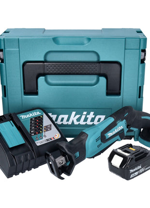 Makita DJR 185 RF1J Scie sabre recipro sans fil 18 V + 1x Batterie 3.0 Ah + Chargeur + Coffret Makpac