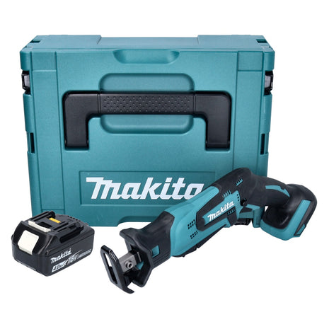 Makita DJR 185 M1J Batterie Recipro Sbelsge 18 V + 1x Batterie 4,0 Ah + Makpac - sans chargeur