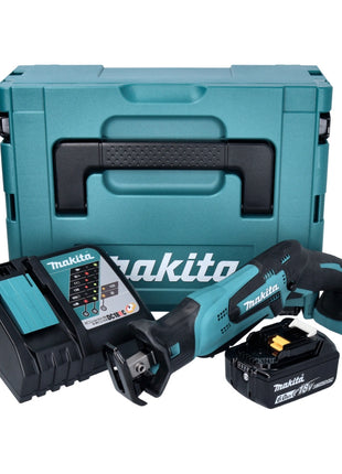 Makita DJR 185 RG1J Scie sabre récipro sans fil 18 V + 1x Batterie 6.0 Ah + Chargeur + Coffret Makpac