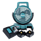 Makita DCF 203 RG Ventilateur sans fil 14,4 V - 18 V + 2x Batteries 6,0 Ah + Chargeur
