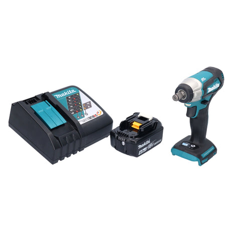 Makita DTW 181 RM1 Atornillador de impacto inalámbrico 18 V 210 Nm 1/2" sin escobillas + 1x batería 4,0 Ah + cargador