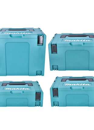 Makita Makpac Set Gr. 1 + 2 + 3 + 4 Boîte de transport et caisse à outils