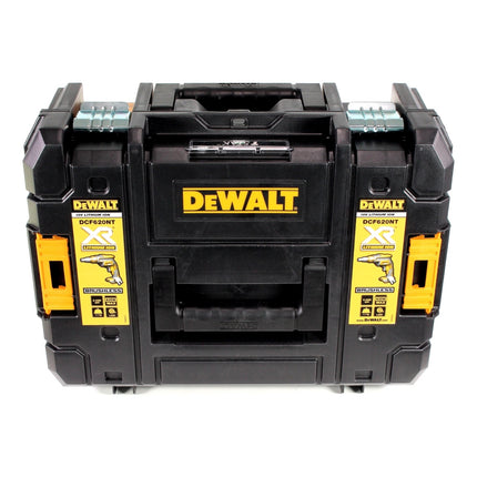 DeWalt DCF 620 P2K Visseuse pour cloisons sèches sans fil 18 V 30 Nm Brushless + 2x batterie 5,0 Ah + chargeur + tête de chargeur + TSTAK