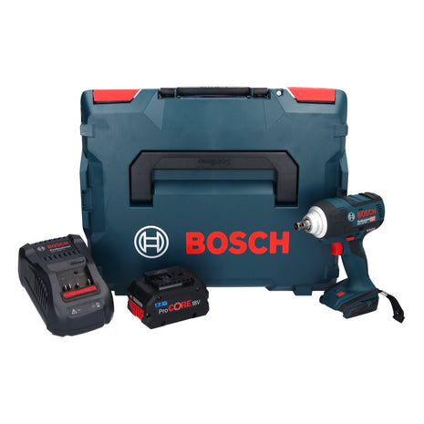 Bosch GDS 18V-300 Visseuse à choc sans fil 18 V 300 Nm 1/2'' Brushless + 1x batterie ProCORE 8,0 Ah + chargeur + L-Boxx