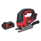 Milwaukee M18 BJS-301 Scie sauteuse sans fil 18V + 1x Batterie 3,0 Ah - sans chargeur