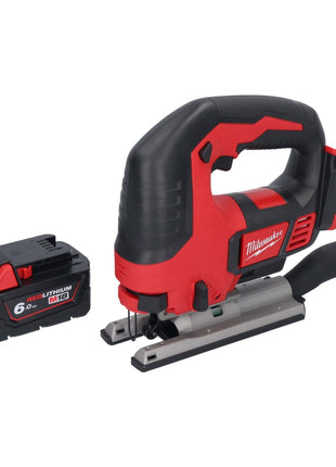 Scie sauteuse à batterie Milwaukee M18 BJS-601 18 V + 1x batterie 6,0 Ah - sans chargeur