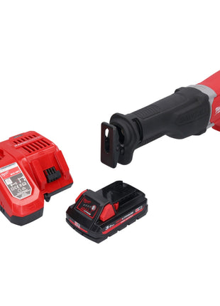 Milwaukee M18 BSX-302 Scie sabre sans fil 18V + 2x Batteries 3,0 Ah + Chargeur