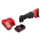 Milwaukee M18 BSX-302 Scie sabre sans fil 18V + 2x Batteries 3,0 Ah + Chargeur