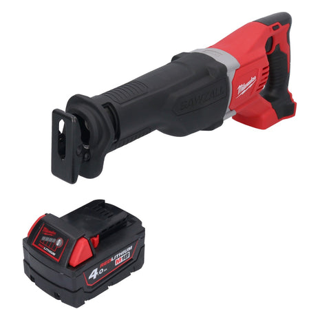 Milwaukee M18 BSX-401 Scie sabre sans fil 18V + 1x Batterie 4,0 Ah - sans chargeur