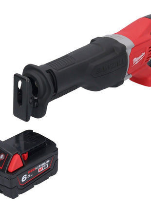 Milwaukee M18 BSX-601 Akku Recipro Säbelsäge 18 V + 1x Akku 6,0 Ah - ohne Ladegerät