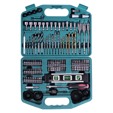 Makita DF488DWE10 Perceuse-visseuse sans fil 42 Nm 18V G-Serie + 2x Batteries 1,5 Ah + Chargeur + Set de forets et embouts (101 pcs.) + Coffret