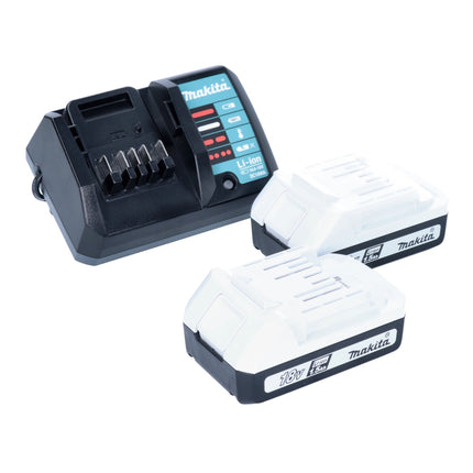 Makita DF488DWE10 Perceuse-visseuse sans fil 42 Nm 18V G-Serie + 2x Batteries 1,5 Ah + Chargeur + Set de forets et embouts (101 pcs.) + Coffret