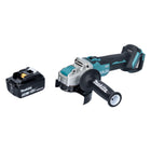 Makita DGA 521 T1X1 Akku Winkelschleifer 18 V 125 mm X-LOCK Brushless + 1x Akku 5,0 Ah - ohne Ladegerät