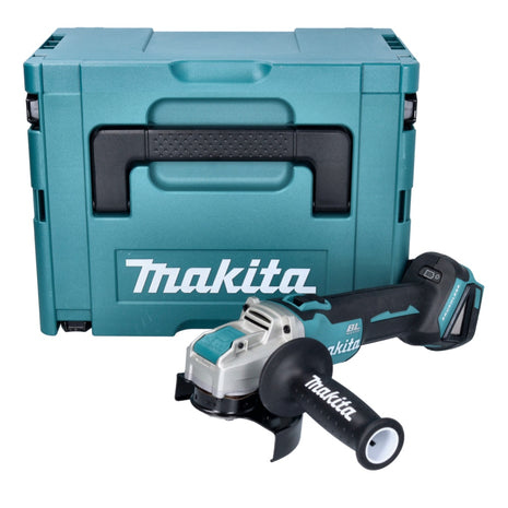 Makita DGA 521 ZX1J Smerigliatrice angolare a batteria 18 V 125 mm X-LOCK Brushless + Makpac - senza batteria, senza caricabatterie