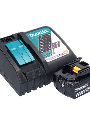 Makita DGA 521 RM1X1J meuleuse d'angle sans fil 18 V 125 mm X-LOCK Brushless + 1x accu 4,0 Ah + chargeur + Makpac