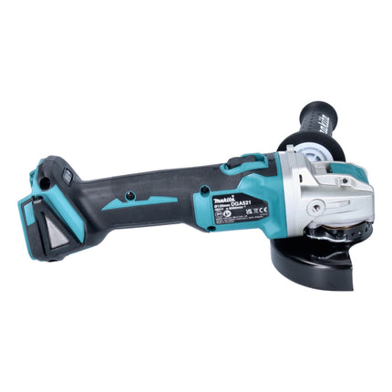 Makita DGA521RGX1 Meuleuse d'angle sans fil 125 mm 18V - X-LOCK Brushless + 2x Batteries 6,0 Ah + Chargeur