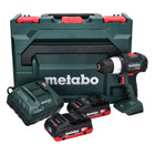 Metabo BS 18 LT BL Perceuse-visseuse sans fil 18 V 75 Nm Brushless ( 602325800 ) + 2x batterie 4,0 Ah + chargeur + metaBOX