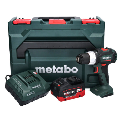 Metabo BS 18 LT BL akumulatorowa wiertarko-wkrętarka 18 V 75 Nm bezszczotkowa + 1x akumulator 5,5 Ah + ładowarka + metaBOX