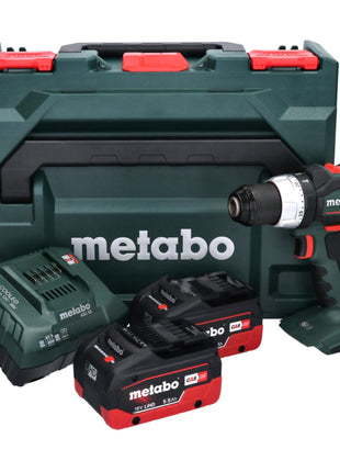 Metabo BS 18 LT BL Perceuse-visseuse sans fil 18 V 75 Nm brushless + 2x Batterie 5,5 Ah + Chargeur + metaBOX