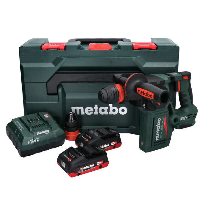 Metabo KH 18 LTX BL 24 Q Marteau perforateur burineur sans fil 18 V 2,2 J + 2x Batterie 4,0 Ah + Ladegert + metaBOX ( 601714800 )