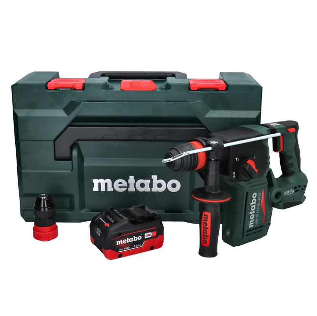 Metabo KH 18 LTX BL 24 Q Marteau perforateur burineur sans fil 18 V 2,2 J + 1x Batterie 8,0 Ah + metaBOX - ohne Ladegert