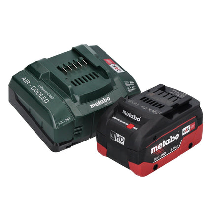 Metabo KH 18 LTX BL 24 Q Marteau perforateur burineur sans fil 18 V 2,2 J + 1x Batterie 8,0 Ah + Ladegert + metaBOX