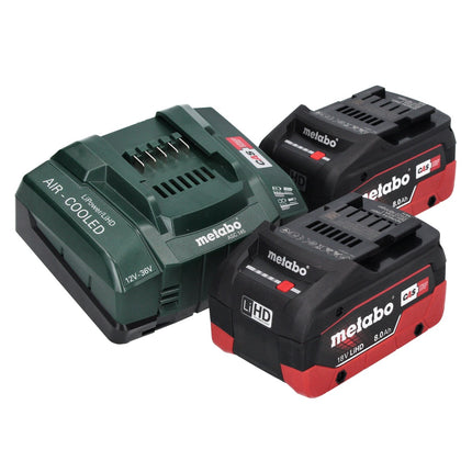 Metabo KH 18 LTX BL 24 Q Marteau perforateur burineur sans fil 18 V 2,2 J + 2x Batterie 8,0 Ah + Ladegert + metaBOX
