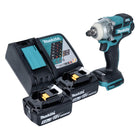 Makita DTW 285 RT Atornillador de impacto inalámbrico 18 V 280 Nm 1/2