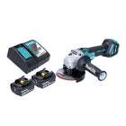 Makita DGA 513 RF Meuleuse d'angle sans fil 18 V 125 mm Brushless + 2x batterie 3,0 Ah + chargeur