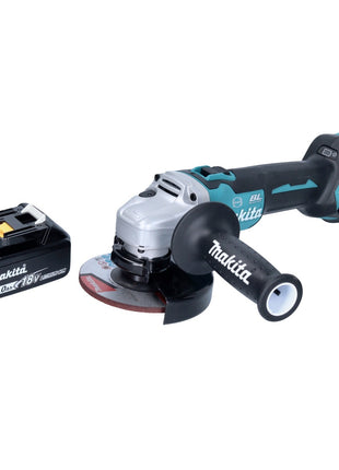 Amoladora angular a batería Makita DGA 513 G1 18 V 125 mm sin escobillas + 1x batería 6,0 Ah - sin cargador