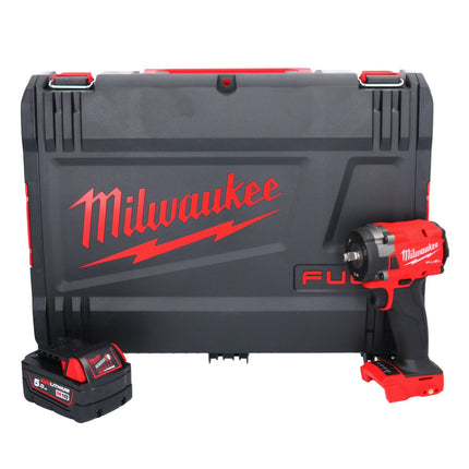 Milwaukee M18 FIW2F38-501X Clé à choc sans fil 18 V 339 Nm 3/8 " Brushless + 1x batterie 5,0 Ah + HD Box - sans chargeur