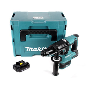 Makita DHR 243 Y1J Perforateur-burineur sans fil, sans balai, 18 V + 1x Batterie 1,5 Ah + Makpac - sans chargeur