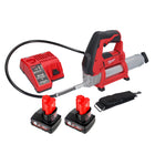 Milwaukee Milwaukee M12 GG-602C Batterie pompe à graisse 12 V 562 bar + 2x batterie 6,0 Ah + chargeur de batterie
