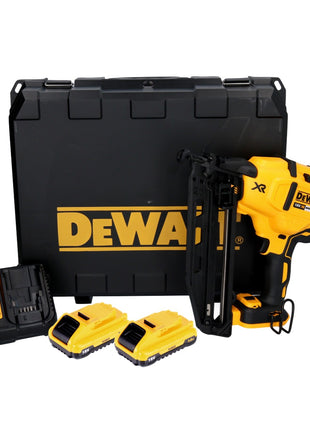 Cloueur à batterie DeWalt DCN 660 L2 18V 32-63 mm sans balais + 2x batteries 3,0 Ah + chargeur + coffret