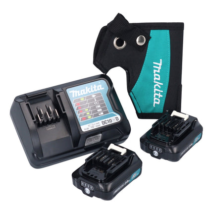 Maktia DF333DWAE Perceuse-visseuse sans fil max. 30 Nm 12V + 2x Batteries 2,0 Ah + Chargeur + Étui + Coffret