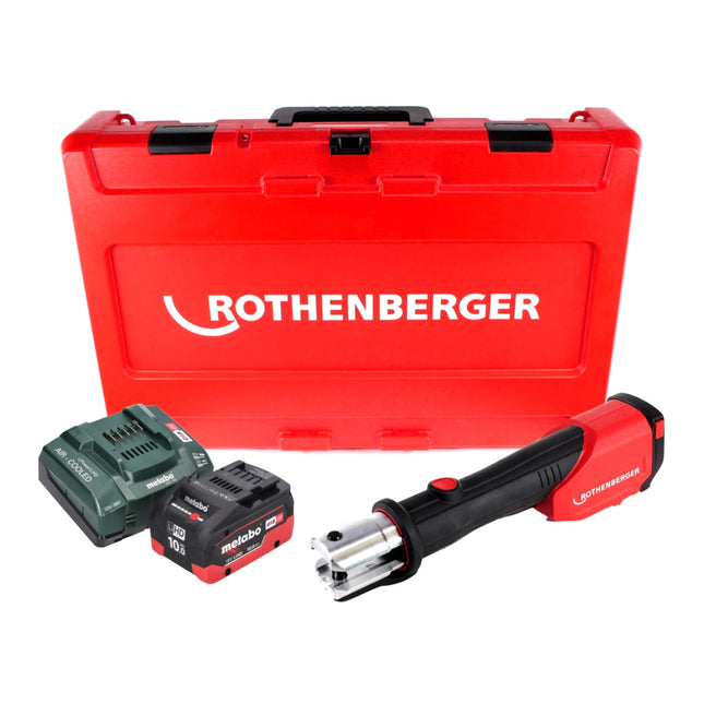 Rothenberger ROMAX 4000 Sertisseuse sur batterie 18 V électro-hydraulique + 1x batterie 10,0 Ah CAS + chargeur + coffret