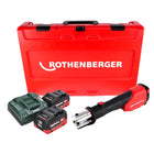 Rothenberger ROMAX 4000 Sertisseuse sur batterie 18 V électro-hydraulique + 2x batterie 10,0 Ah CAS + chargeur + coffret