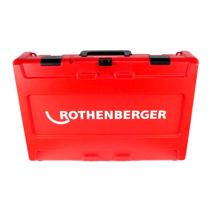 Rothenberger ROMAX 4000 Sertisseuse sur batterie 18 V électro-hydraulique + 2x batterie 10,0 Ah CAS + chargeur + coffret